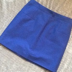 J Crew Royal Blue Skirt